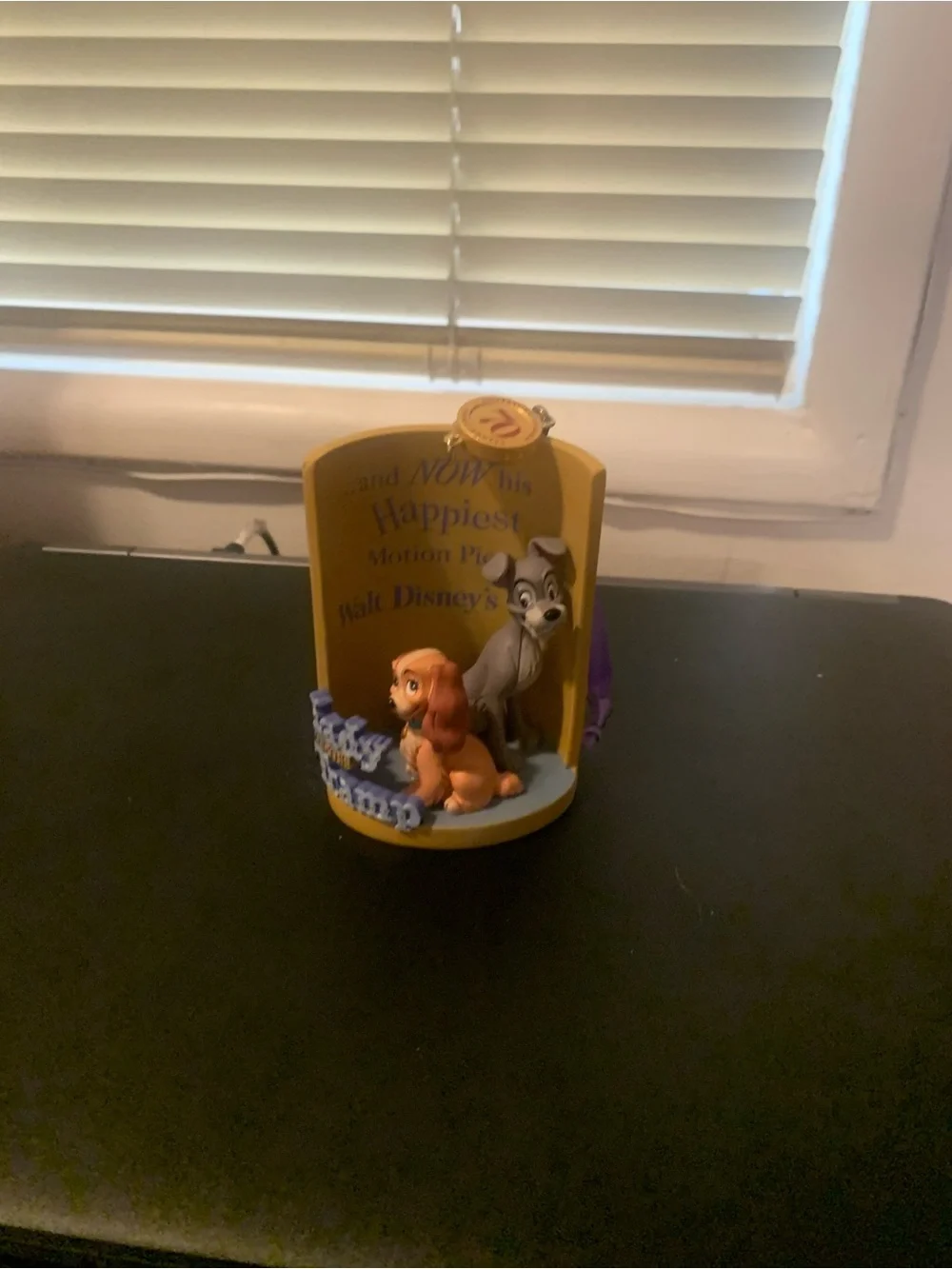 Disney Lady and the Tramp 70th anniversary ornament